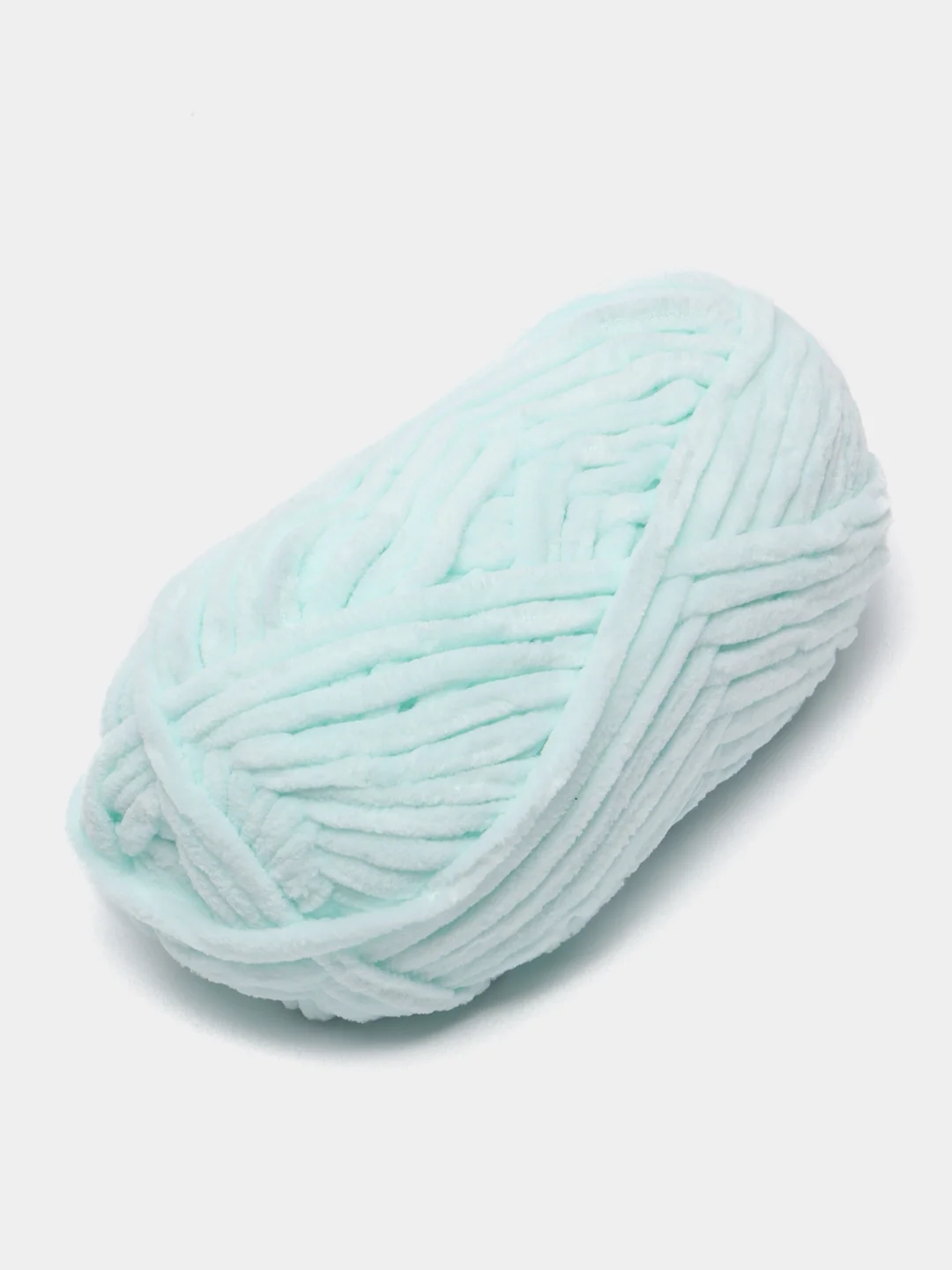 Мятный пряжа плюшевая Alize Velluto (Ализе Веллуто), 100 г, 68 м