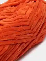 Оранжевый пряжа плюшевая Alize Velluto (Ализе Веллуто), 100 г, 68 м
