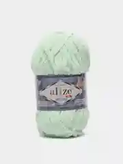 Приглушённый хаки пряжа плюшевая Alize Velluto (Ализе Веллуто), 100 г, 68 м