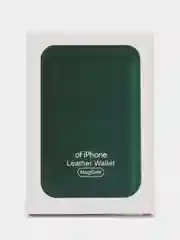 Зеленый чехол MagSafe с карманом для карт на iPhone 12, 13 Pro Max, Mini