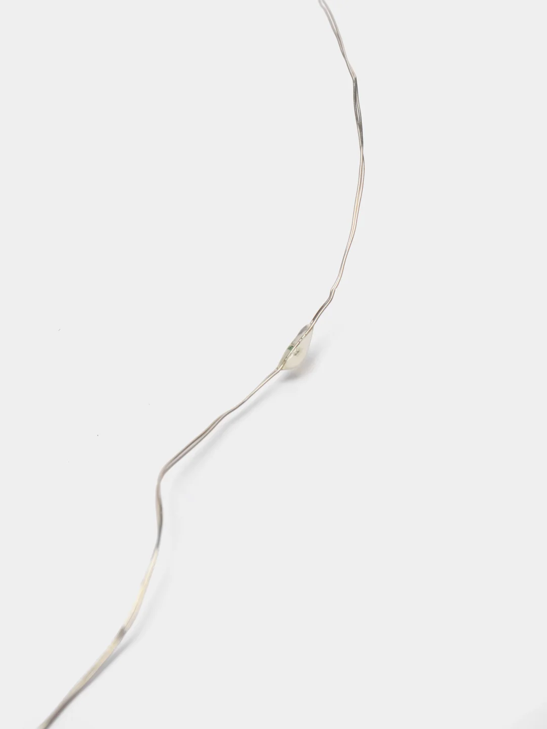 Белый гирлянда светодиодная USB, гибкая нить Роса