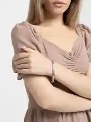 Серебряный браслет женский из титановой стали