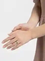 Зеленый кольцо регулируемое  "Сердце"