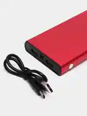 Красный внешний аккумулятор TFN BLAZE LCD PD, 22.5W, 10000 mAh