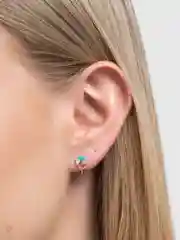 Голубой серьги детские, Xuping