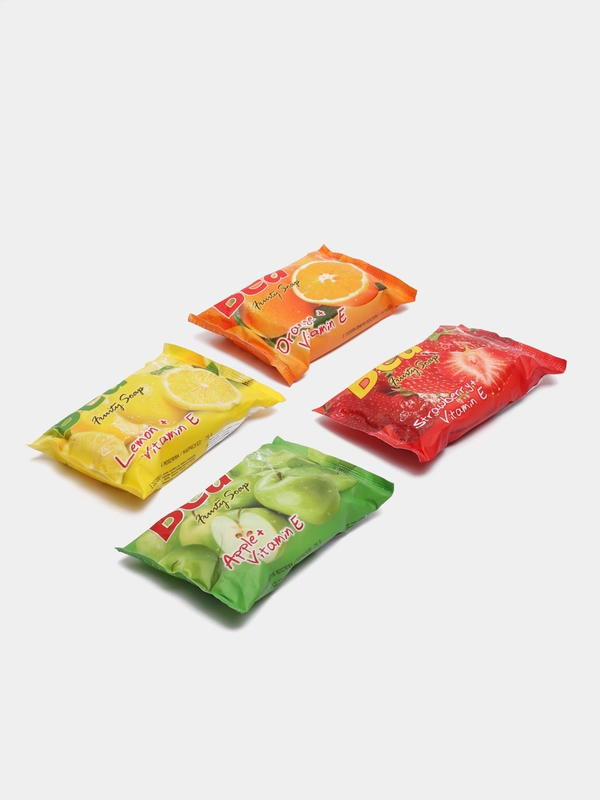 Мыло Bea Fruity Soap, с витамином Е, 4 штуки
