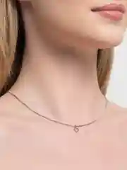 Серебряный колье-цепи из стали