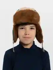 Зеленый ушанка для мальчиков