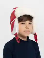 Красный ушанка для мальчиков