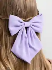 Лавандовый бант для волос, на заколке, атласный, 20 цветов