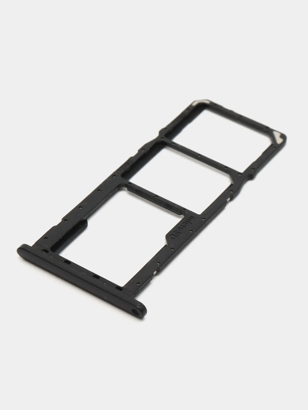 Серебряный держатель SIM для Samsung A01, A10, A12, A13, A20, A40, S8, S9 Plus, J330, A51, A21s, A50