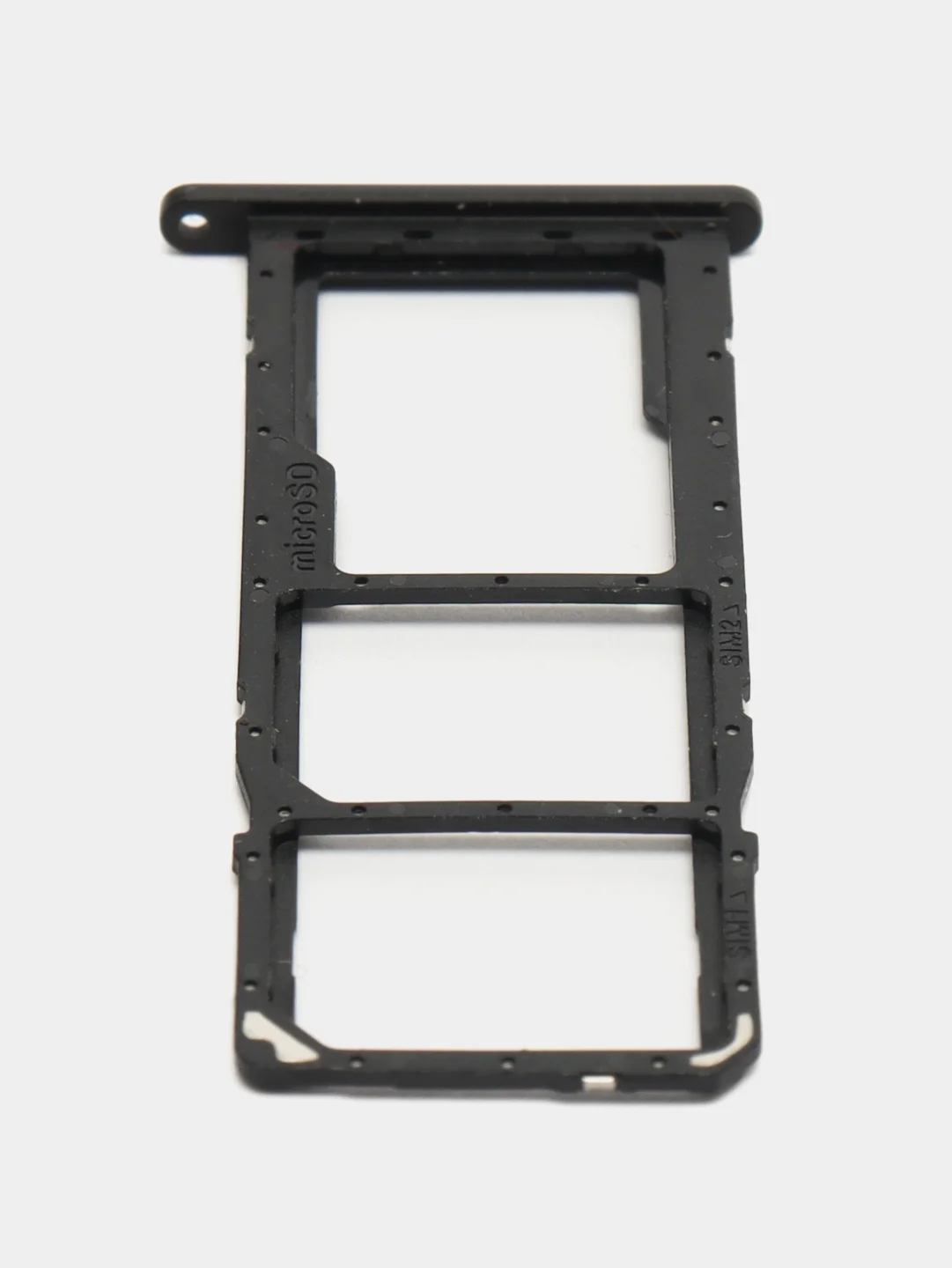 Серебряный держатель SIM для Samsung A01, A10, A12, A13, A20, A40, S8, S9 Plus, J330, A51, A21s, A50