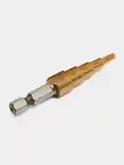 Сверло ступенчатое, по металлу, 4-12 мм