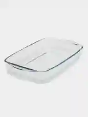 Форма Borcam стеклянная 2л, жаропрочная, прямоугольная, пластиковая крышка, СВЧ, духовка