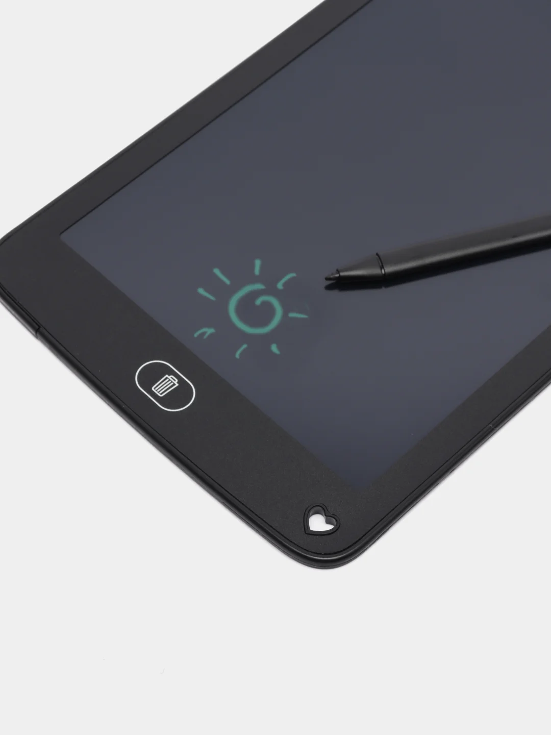 Черный планшет для рисования LCD со стилусом