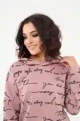 Кораллово-розовый костюм женский спортивный, с брюками