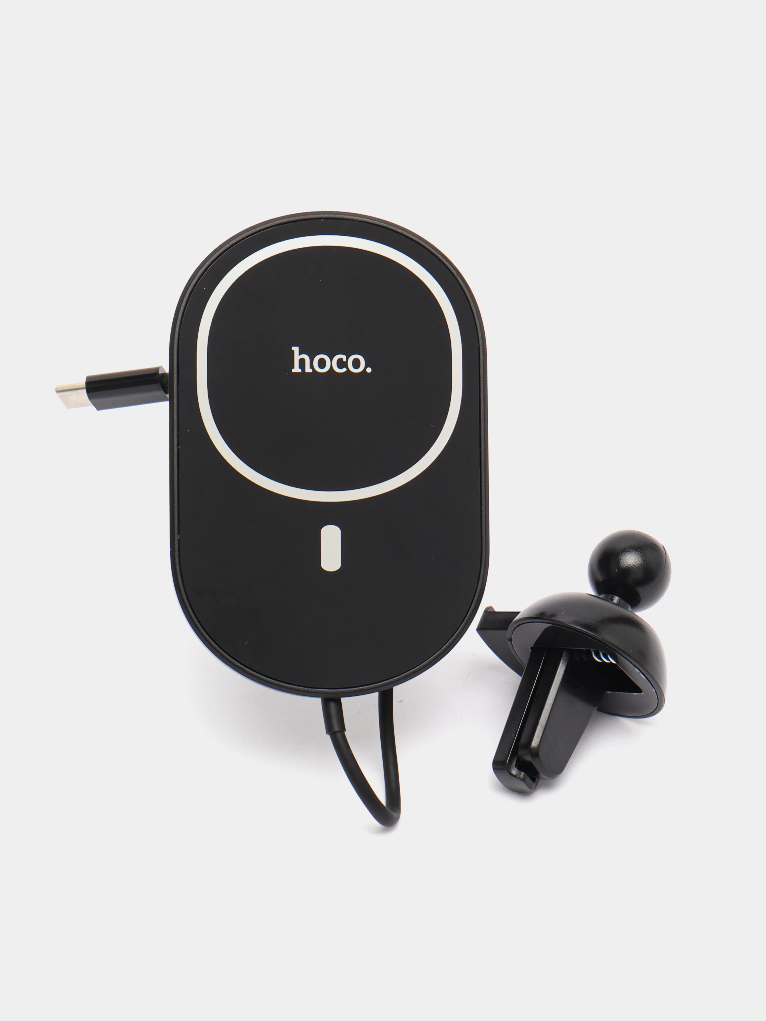 Держатель для смартфона в авто Hoco CA90, с беспроводной зарядкой, поддержка Magsafe,15 Вт