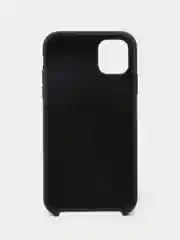Черный чехол силиконовый iPhone 6/6S, 7/8/SE 2020, Plus, X/XS, XR, 11, 12, Pro, Max