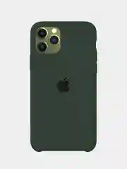 Зеленый чехол силиконовый iPhone 6/6S, 7/8/SE 2020, Plus, X/XS, XR, 11, 12, Pro, Max