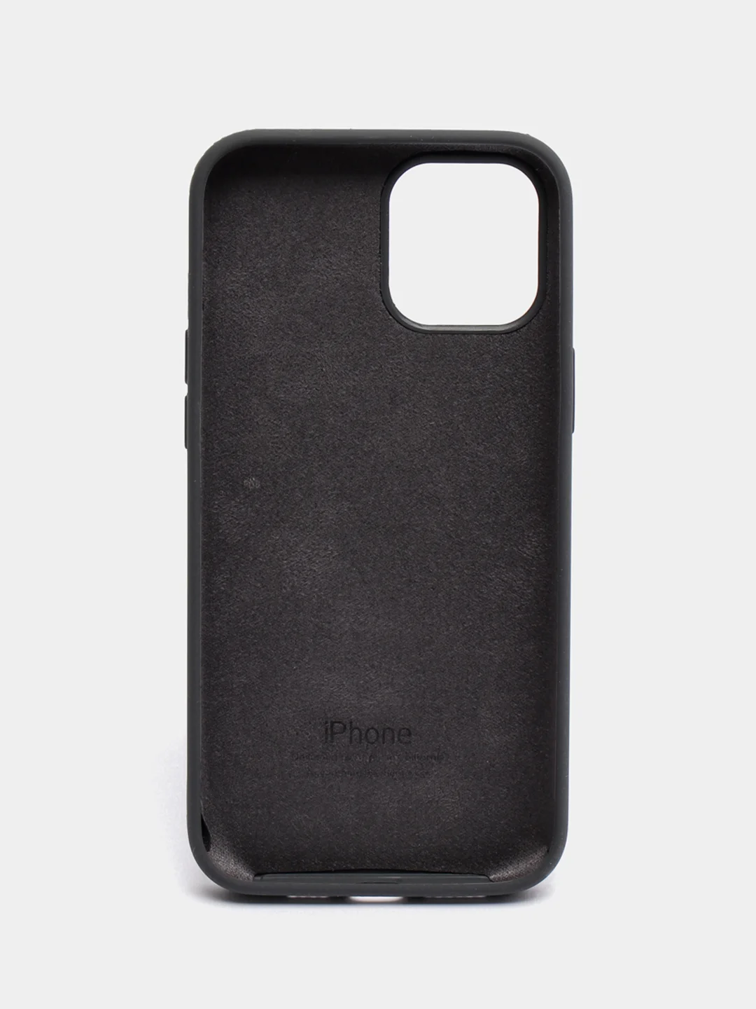 Угольный чехол силиконовый iPhone 6/6S, 7/8/SE 2020, Plus, X/XS, XR, 11, 12, Pro, Max