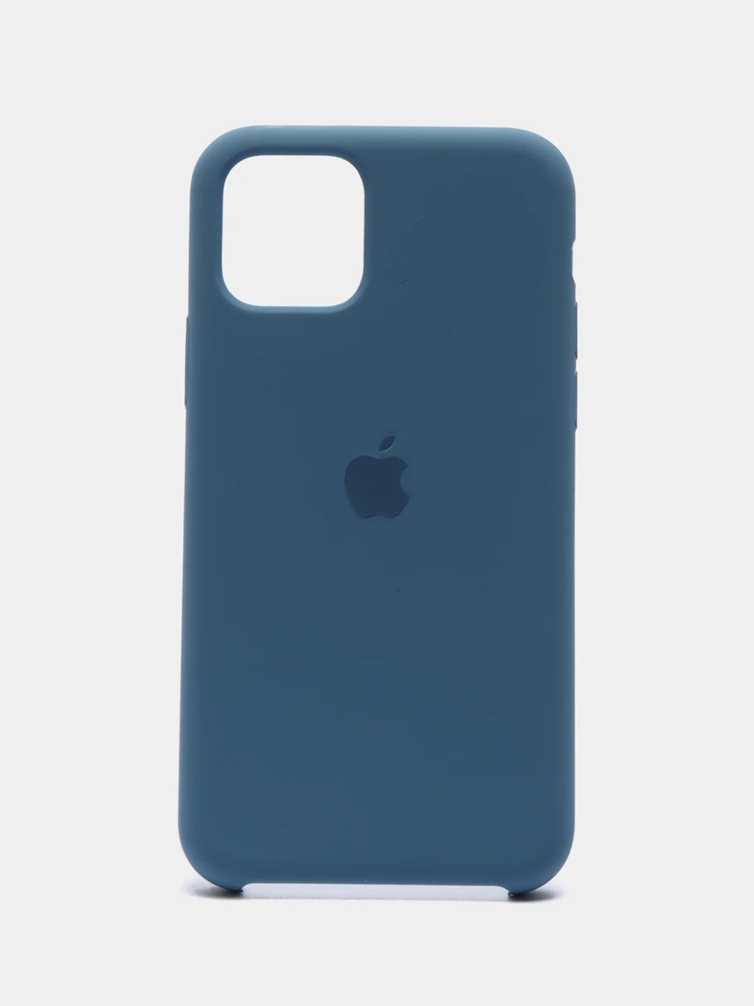 Синий меланж чехол силиконовый iPhone 6/6S, 7/8/SE 2020, Plus, X/XS, XR, 11, 12, Pro, Max