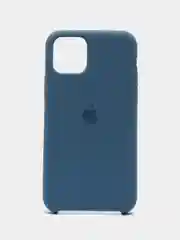 Синий меланж чехол силиконовый iPhone 6/6S, 7/8/SE 2020, Plus, X/XS, XR, 11, 12, Pro, Max