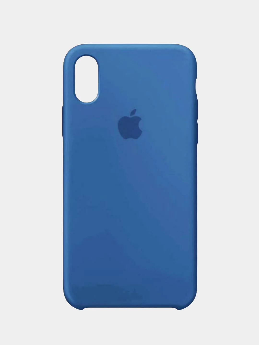 Синий чехол силиконовый iPhone 6/6S, 7/8/SE 2020, Plus, X/XS, XR, 11, 12, Pro, Max