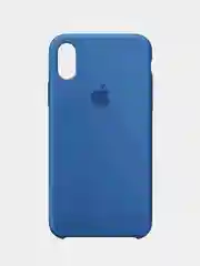 Синий чехол силиконовый iPhone 6/6S, 7/8/SE 2020, Plus, X/XS, XR, 11, 12, Pro, Max