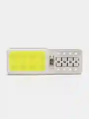Белый габаритные автомобильные лампы, T10 W5W COB LED T10 COB DC, 12 В