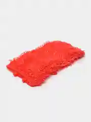 Розовый мочалка для тела, вязаная, банная, массажная, двусторонняя, с ручками