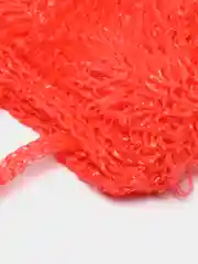 Розовый мочалка для тела, вязаная, банная, массажная, двусторонняя, с ручками