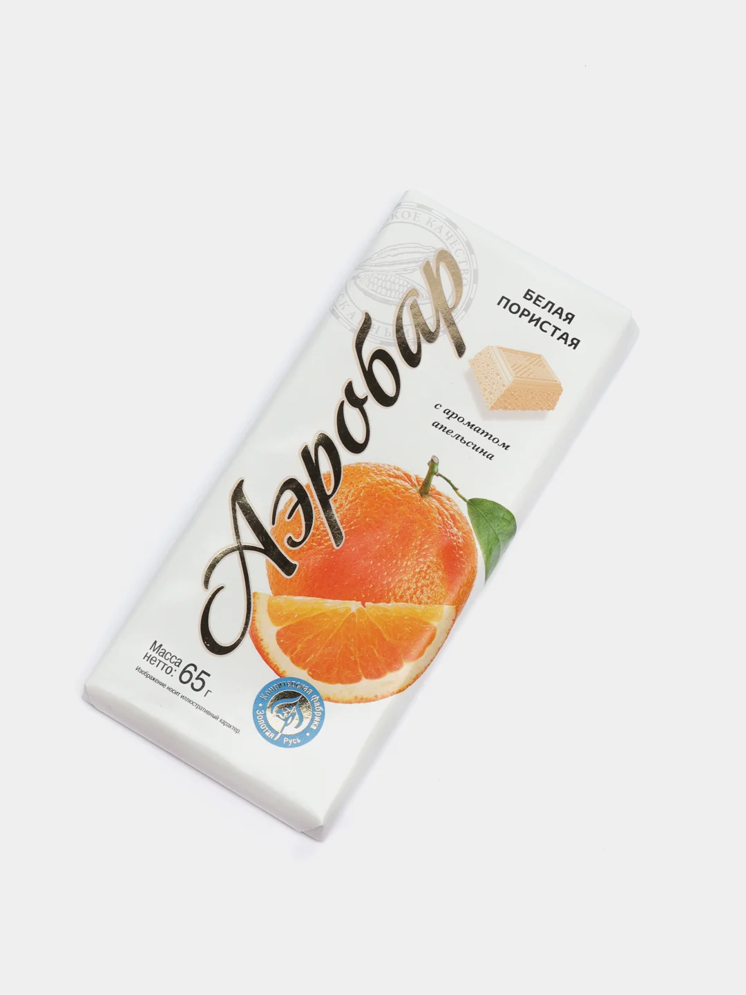 Шоколад белый "Аэробар" со вкусом апельсина, 65 г купить по цене 68 ₽ в ...