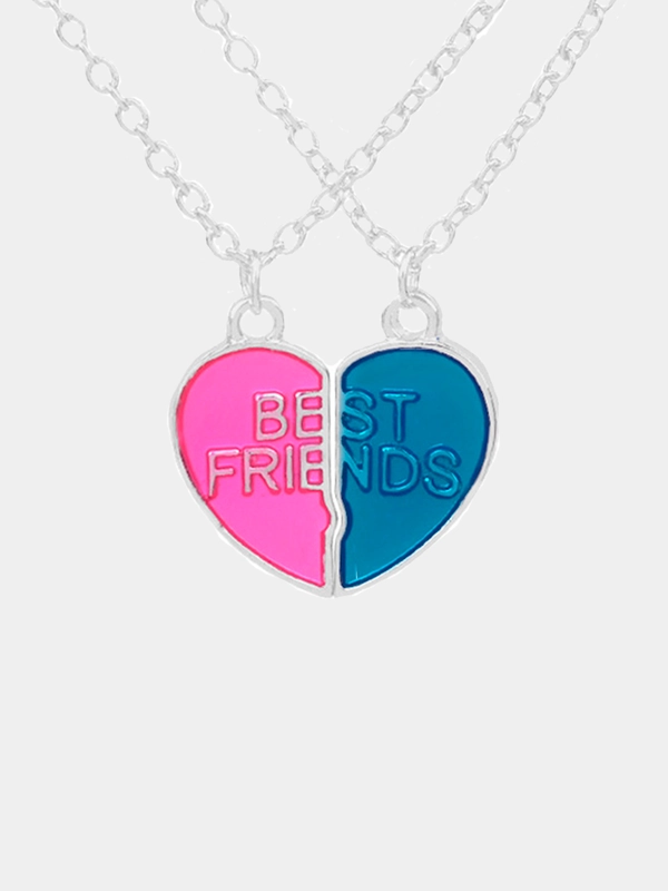 Набор парных цепочек с кулонами "Best Friends"