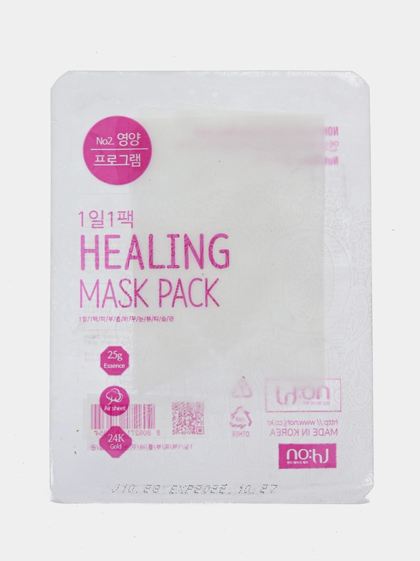Тканевая корейская маска с экстрактом женьшеня NOHJ Healing Mask Pack №2