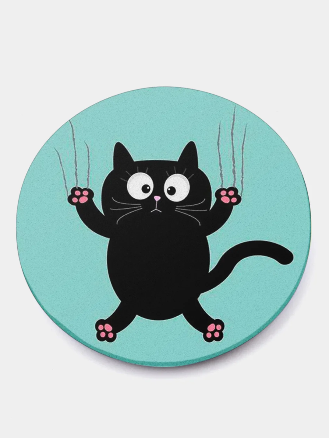 Салатовый держатель для телефона PopSocket (попсокет), с рисунками