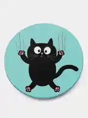 Салатовый держатель для телефона PopSocket (попсокет), с рисунками
