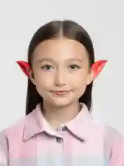 Красный накладные эльфийские уши