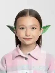 Зелёный хаки накладные эльфийские уши