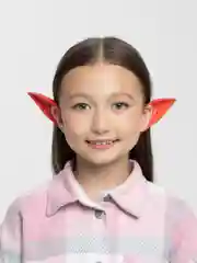 Алый накладные эльфийские уши
