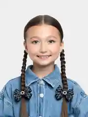 Черный бантики для волос/школьные банты