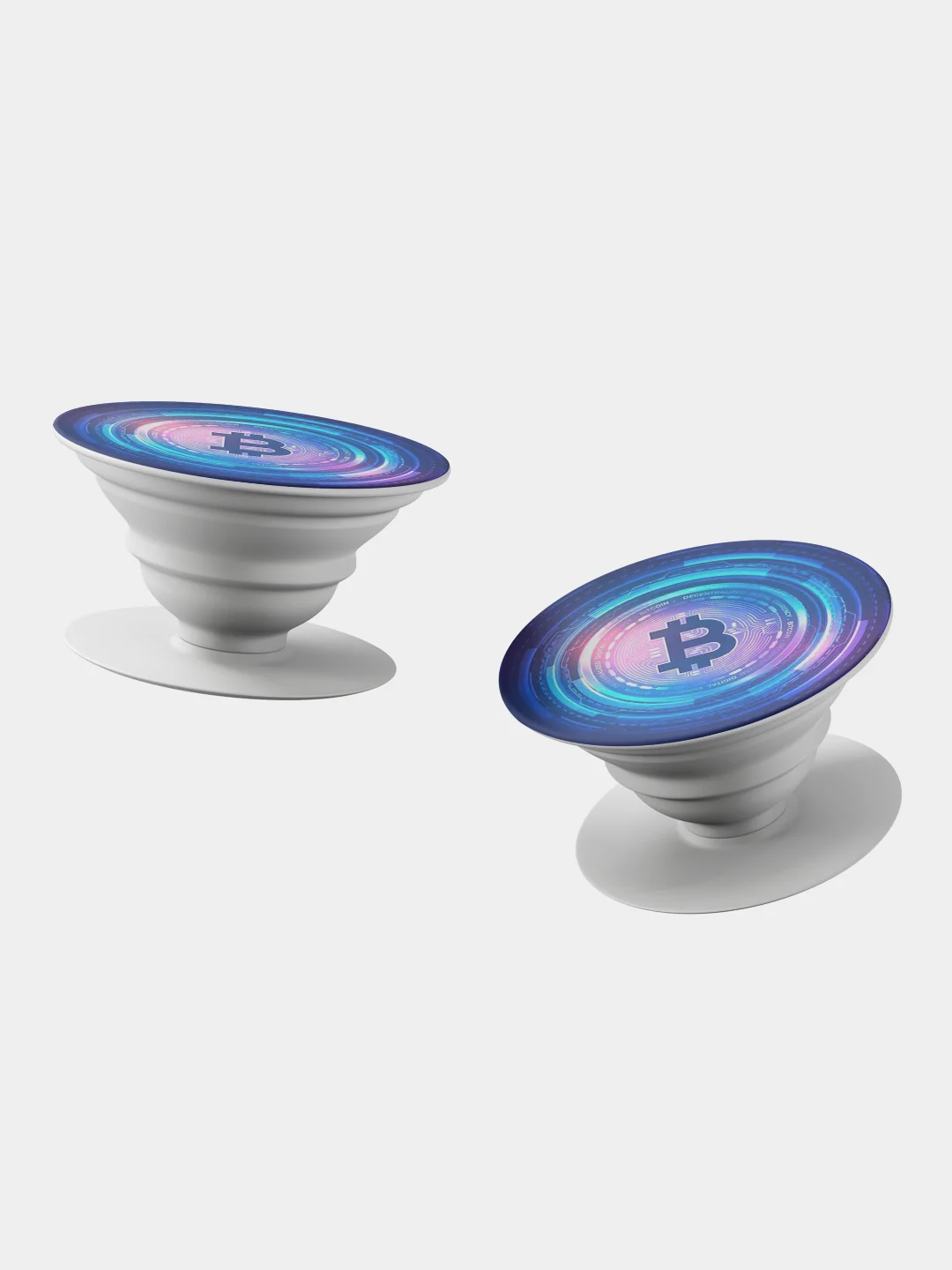 Темно-синий держатель для телефона PopSocket (попсокет), с рисунками