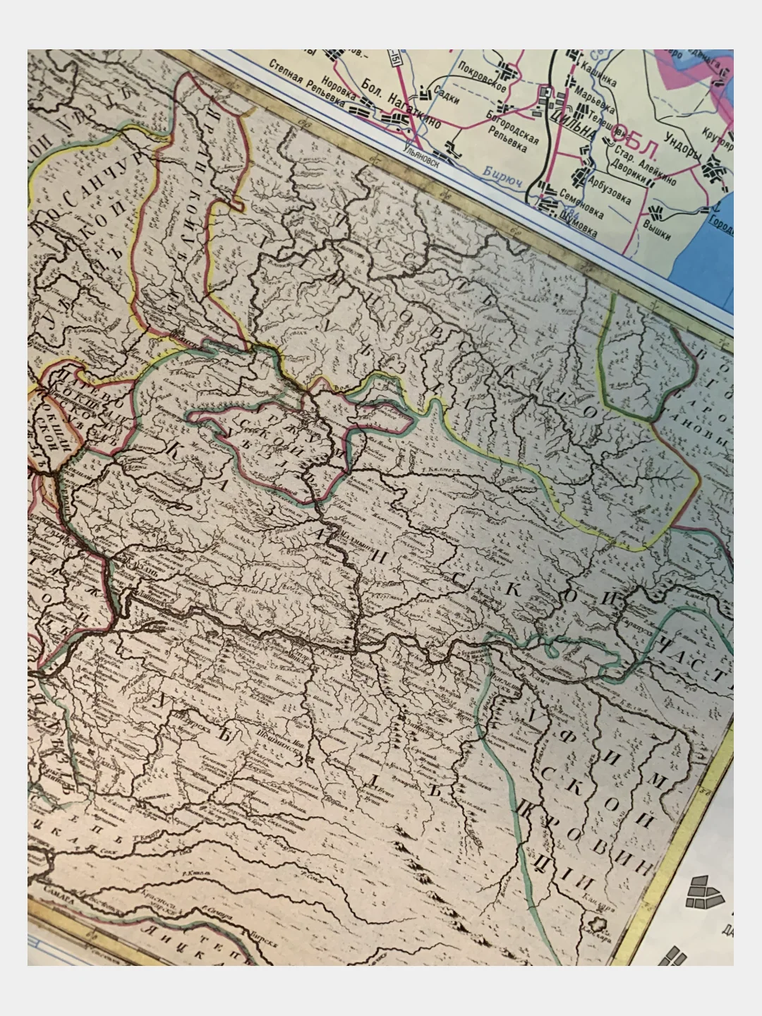 Карта Республики Татарстан, административная, настенная. Ламинированная. Карта РТ 140х100