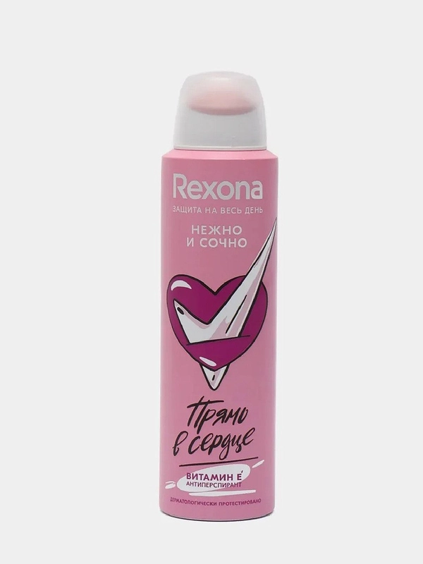 Rexona Антиперспирант-дезодорант Нежно и Cочно , спрей, 150 мл