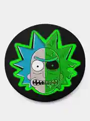Бежевый меланж держатель для телефона PopSocket (попсокет), с рисунками