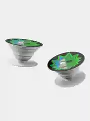 Бежевый меланж держатель для телефона PopSocket (попсокет), с рисунками