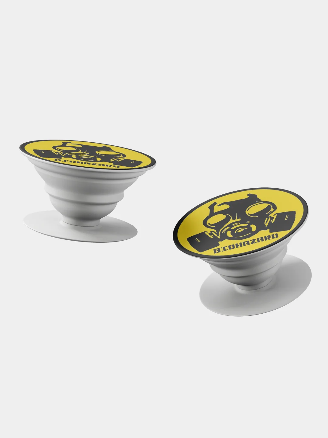 Черный держатель для телефона PopSocket (попсокет), с рисунками