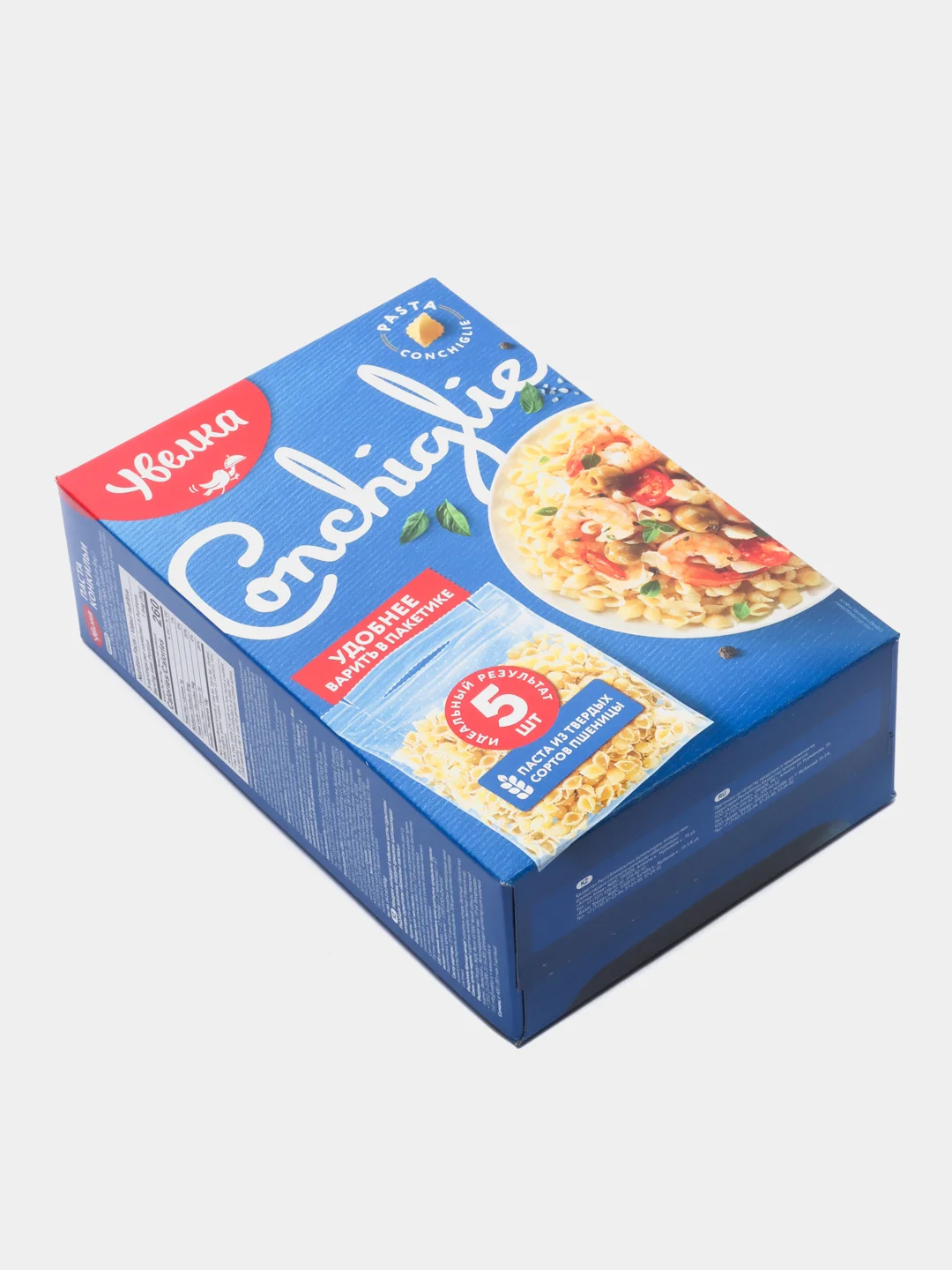 Паста Увелка "Конкильи", 5 х 80 г
