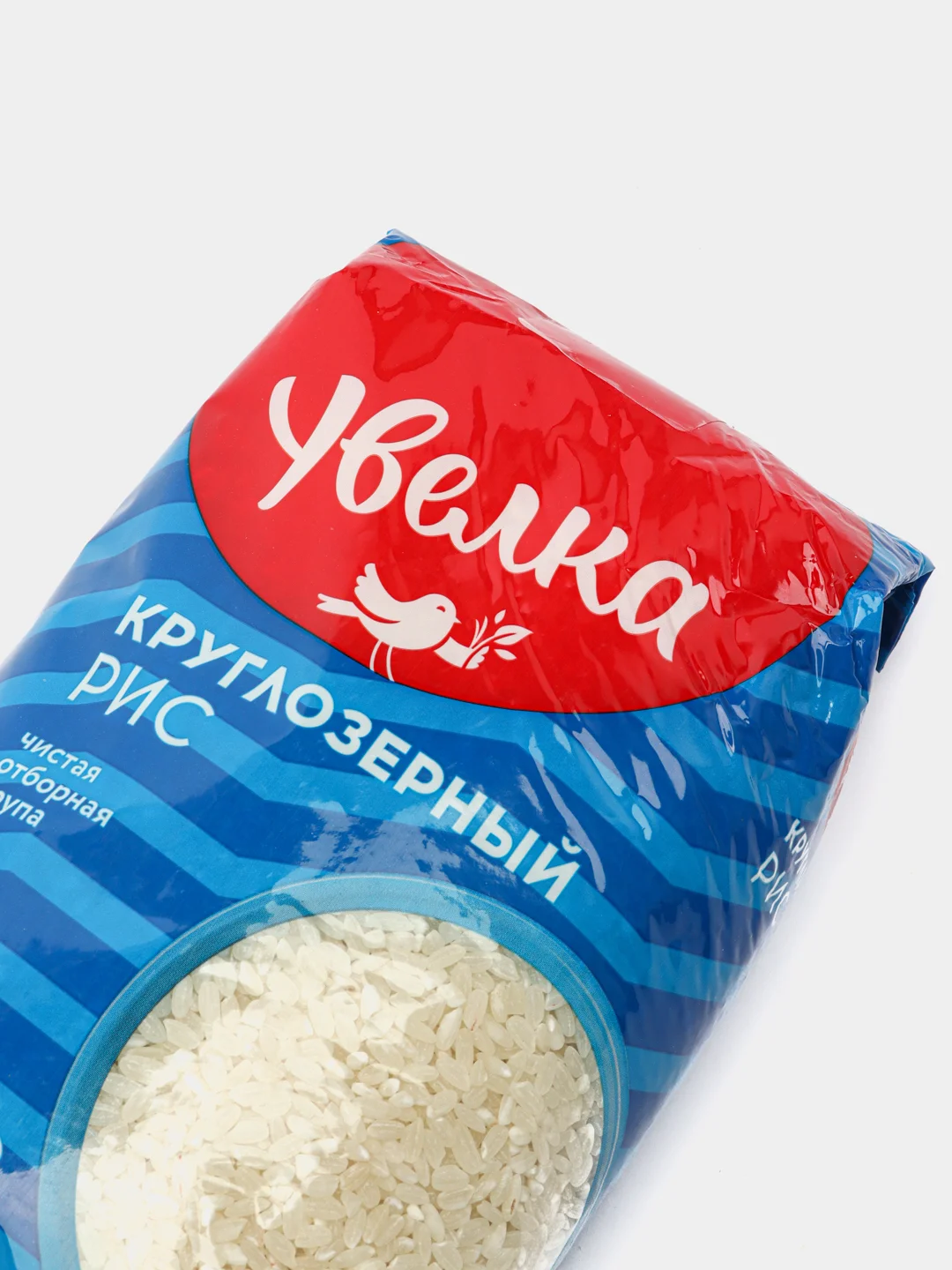 Рис Увелка, круглозерный, шлифованный, 800 г