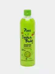7DAYS Гель для душа шиммером / блестками ENERGIZING SHOWER GEL, "Для активных нату, 400 мл