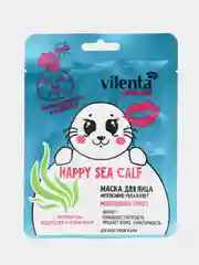 VILENTA Тканевая маска для лица с экстрактом Водорослей и Белым мхом, Увлажняющая
